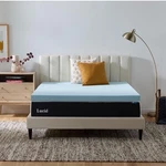 Lucid 3 Queen Gel Memory Foam Mattress Topper Cooling Ventilated New. Fixed Price $99.99.
