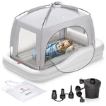 Qpau Inflatable Toddler Travel Bed Tent, Portable Kids Air Mattress With.... Fixed Price $88.37.