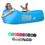 Inflatable Couch Lounger - Camping & Beach Accessories, Blue. Fixed Price $61.33.