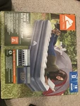 New Ozark Trail Twin Size Inflatable Air Bed Mattress (blue). Fixed Price $39.99.