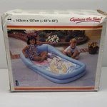 Vintage Intex Disney Mickey Snoozer Bed Mattress Nap Inflatable Kids 64" 42". Fixed Price $85.49.