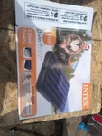 Twin Size Inflatable Air Bed Mattress Intex Classic Downy Blue Pump Not Included. Fixed Price $15.00.