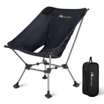 Moon Lence High Back Folding Camping Chairs, Oversized, Black-plus. Fixed Price $63.99.