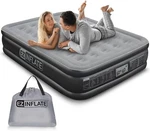 Ez Inflate Luxury Double High Queen Air Mattress W/built Pump, 80X60X16". Fixed Price $60.00.