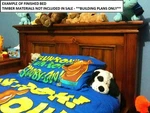 Crafton King Single Timber Bed - Make Your Own & Save Building Plans Metric. Fixed Price $16.44.
