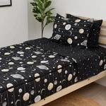 Bedding Set Full Size Outer Space Galaxy Black Zipper Bag. Fixed Price $209.99.