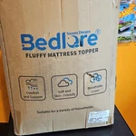 Bedlore Sweet Dream King Mattress Topper White Breathable Soft Comfort Support. Fixed Price $45.00.