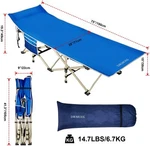 Drmois Camping Cots Oversized Portable Foldable Bed For Adults Kids Hd. Fixed Price $22.99.