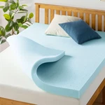 Memory Foam Mattress Topper 4 Inch Ventilated Cooling Gel Queen Blue Best Price. Fixed Price $154.99.