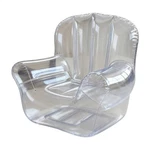 Inflatable Novelty Dorm Chair Clear Color. Fixed Price $122.65.