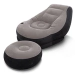 Intex Inflatable Ultra Lounge Chair With Cup Holder And Ottoman Set (open Box). Fixed Price $36.34.
