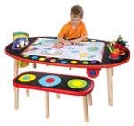 Alex Toys Super Art Table With Paper Roll Kids Supplies. Fixed Price $254.01.