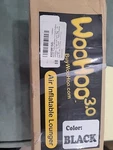 Woohoo 3.0 Air Inflatable Lounger (black). Fixed Price $20.00.