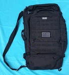 Crazy Ants Black Tactical Molle Backpack 70L Bug Out Bag 4 Pockets Flag Logo. Fixed Price $60.00.