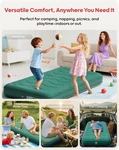 Qpau Twin Air Camping Pad, 9" R810 Insulated Inflatable Mattress!. Fixed Price $28.00.