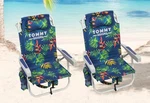 Tommy Bahama Backpack Beach Chair (tropical Foliage), Dark Blue (2622206). Fixed Price $136.90.