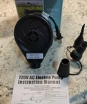 Embark Electric Pump + Attachments For Airbed Mattress 120V. Fixed Price $21.70.