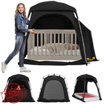Knocloc Blackout Travel Crib Tent Mesh Doors Breathable Baby Sleep Pod Fan Po.... Fixed Price $186.60.
