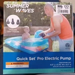 Summer Waves Quick Set Pro Electric Pump New. Fixed Price $20.69.
