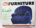 Vtg 90S Intex Furniture Beanless Bag Inflatable Chair Indoor Outdoor - Blue. Fixed Price $60.97.