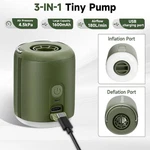 Traverse Nano Inflatable Pump With Built-in Lantern & Magnetic Design Green. Fixed Price $32.88.