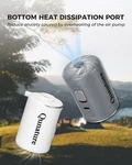 Qunature Air Mattress Inflator 2-IN-1 Inflatable Deflatable Pump With 5 Nozzles. Fixed Price $19.78.