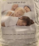 Oaskys Mattress Pad Cover Cooling Topper Pillow Cal-king 72X84. Fixed Price $53.57.
