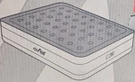 New Dr. Air Queen Mattress With Built In Pump 800LBS Max Honeycomb Bed.... Fixed Price $141.29.