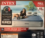 Intex 15" Dura Beam Deluxe Essential Rest Raised Airbed W/ Internal Pump-full. Fixed Price $40.00.