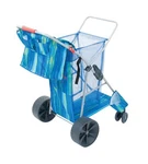 Rio Brands Beach Wonder Wheeler Deluxe Standard Wheels Turquoise Print. Fixed Price $180.86.