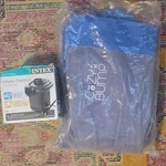 Cozy Bump Inflatable Pregnancy Pillow Blue Gray With Electric Air Pump. Fixed Price $42.00.
