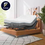 Adjustable Queen Bed Frame & 14" Gel Memory Foam Mattress With Smart Features. Fixed Price $1183.43.