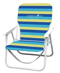 Caribbean Joe Folding Beach Chair, 1 Position 200LBS Capacity, Bold Stripe. Fixed Price $48.02.