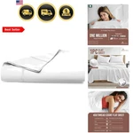 Pure 100% Cotton Flat Sheets Only Twin Xl White Pc, Luxurious 400 Thread Co.... Fixed Price $81.24.