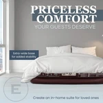 Nwt Englander First Ever Microfiber Queen Air Mattress, Brown Built-in Pump, 20". Fixed Price $56.70.