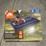 Ozark Trail Twin Inflatable Air Bed Blue Vinyl 8.75" Height Fast Release Valve. Fixed Price $20.00.