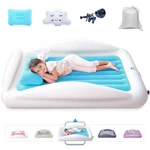 Sleepah Inflatable Toddler Travel Bed Portable Kids 61" X 40" 12", Aquamarine. Fixed Price $119.90.
