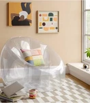 Inflatable Novelty Dorm Chair Clear - Room Essentials: Pvc Material, Indoor. Fixed Price $14.99.