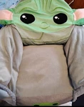Idea Nuova Star Wars Grogu Figural Bean Bag Chair. Fixed Price $100.00.