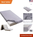 Twin Fitted Sheet Bottom Only Compatible With Milliard Trifold Mattress.... Fixed Price $33.70.