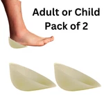 Hard Plastic Heel Cups Athletic Protectors For Plantar Fasciitis - 1 Pair New. Fixed Price $9.99.