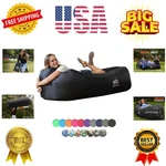 Inflatable Couch Lounger - Camping & Beach Accessories, Portable Bl.... Fixed Price $66.39.