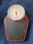 Salter Pro-helix Professional Oversized Bathroom Scale With Black/red Powder-.... Fixed Price $68.50.