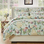 Greenland Home Pavona 100% Cotton Victorian Duvet Cover Set, Full/queen, Jade. Fixed Price $143.99.