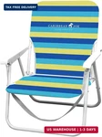 Caribbean Joe Folding Beach Chair, 1 Position Lightweight And Portable Foldable. Fixed Price $52.60.