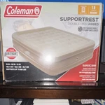 Coleman Supportrest Queen Airbed Beige Rechargeable Pump Comfort Coils. Fixed Price $55.99.