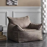 Bean Bag Chair Cover No Filler Luxury Single Lazy Sofa Pu Fa.... Fixed Price $104.27.