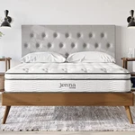 Modway Jenna 10IN Innerspring And Memory Foam King Mattress White. Fixed Price $458.00.