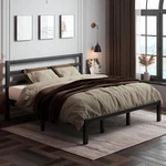 Metal Platform Bed Frame Twin/full/queen/king Size With Classic Style Headboard. Fixed Price $118.30.