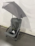 Sport-brella Chair With Upf 50+ Adjustable Umbrella Beach Gray. Fixed Price $59.82.